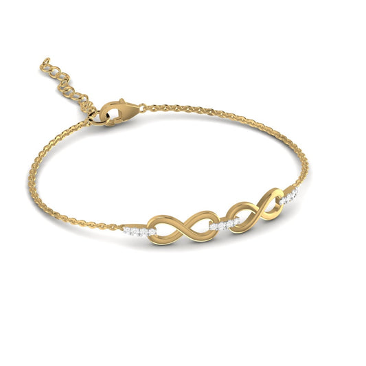 Joan Natural Diamond Bracelet in 18K Gold