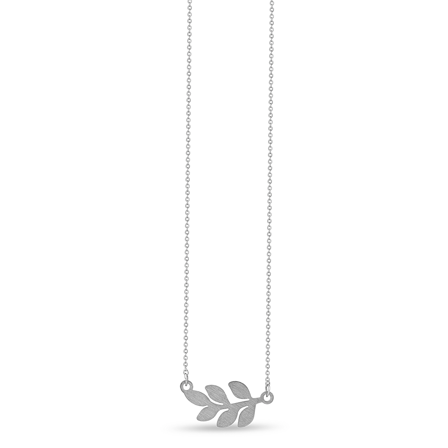 Leaf Hypoallergenic Steel Necklace and Earrings Set