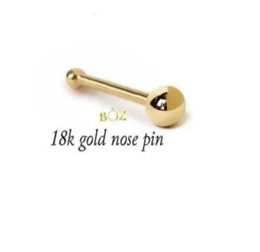 Nose Pin in 18k Gold