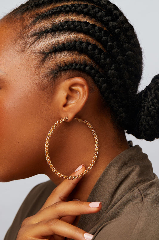 Vermeil Hoops Earrings