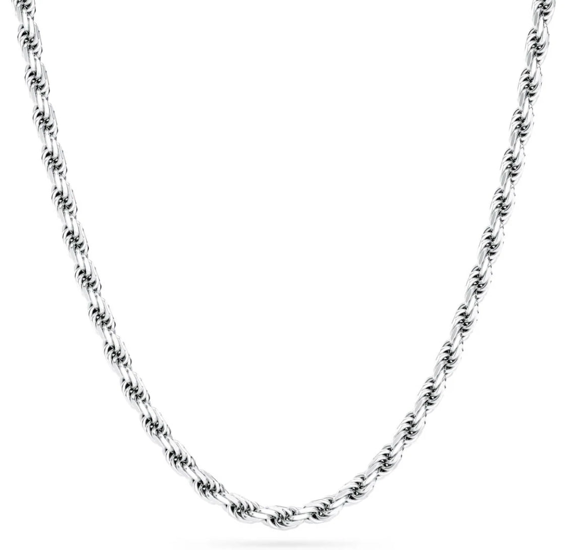 Rope Chain in 925 Sterling Silver