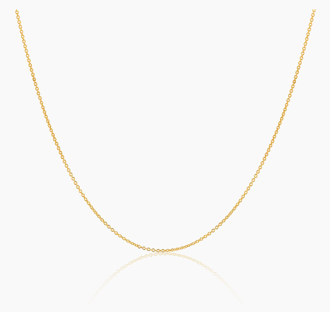 Dainty Chain Necklace in 18k Gold