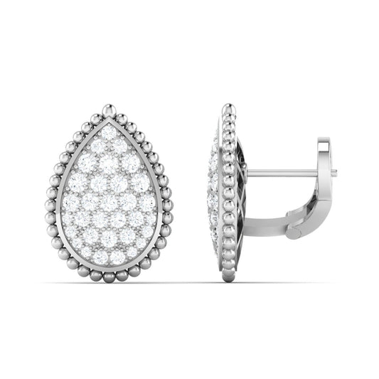 Velar Moissanite Stud Earrings in 925 Sterling Silver