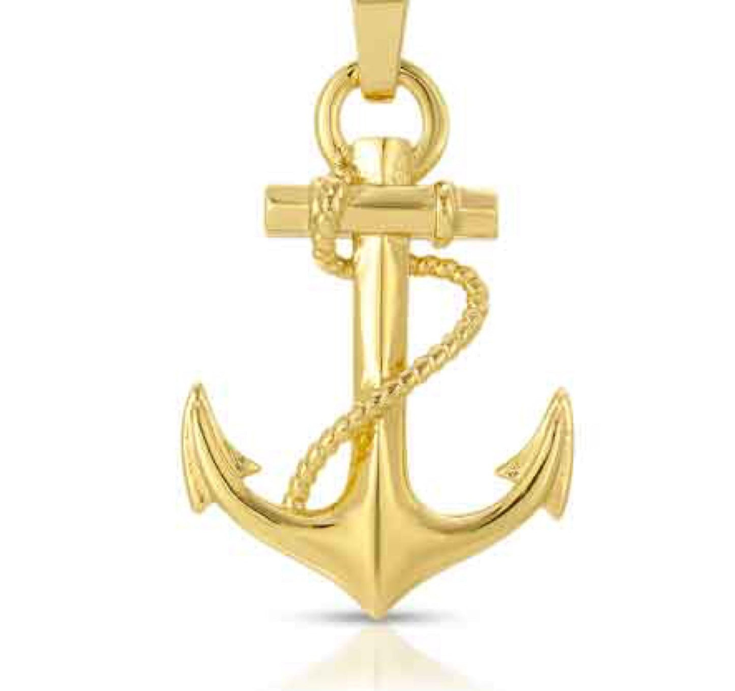 Anchor Pendent in 18K Gold