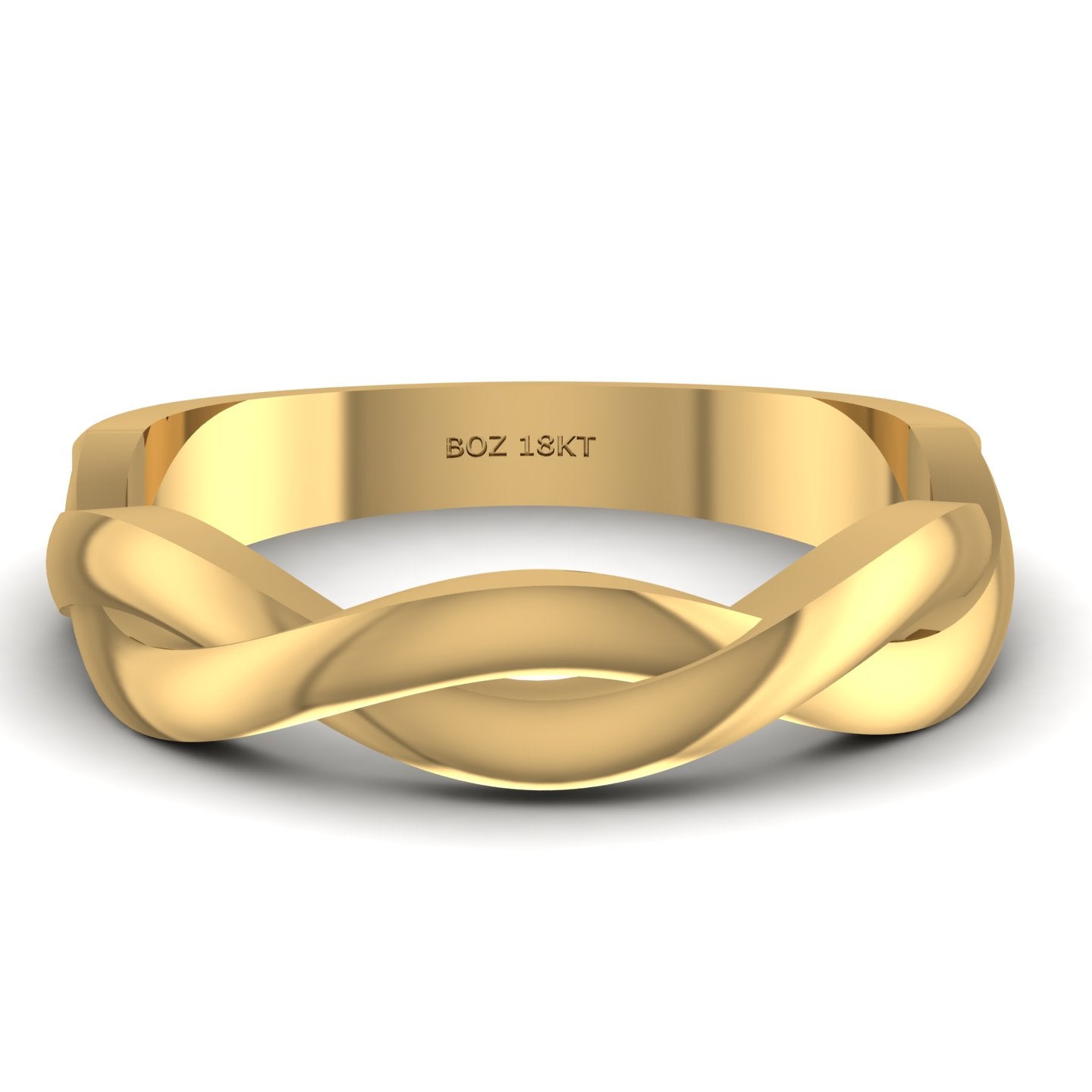 BOZ Forever Band in 18k Gold