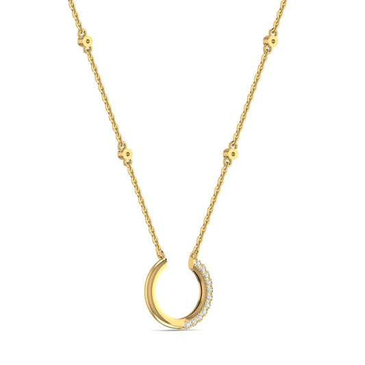 Nadine Diamond Necklace 18K Gold