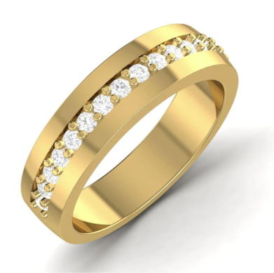 Chanel Natural Diamond Band in 18K Gold