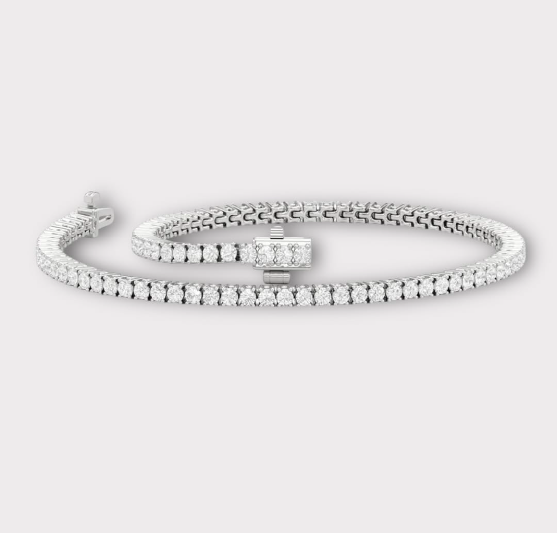 1 CT Diamond Tennis Bracelet in 18K Gold