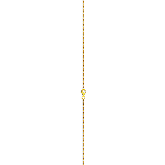 Orbit Natural Diamond Necklace IN 18K Gold