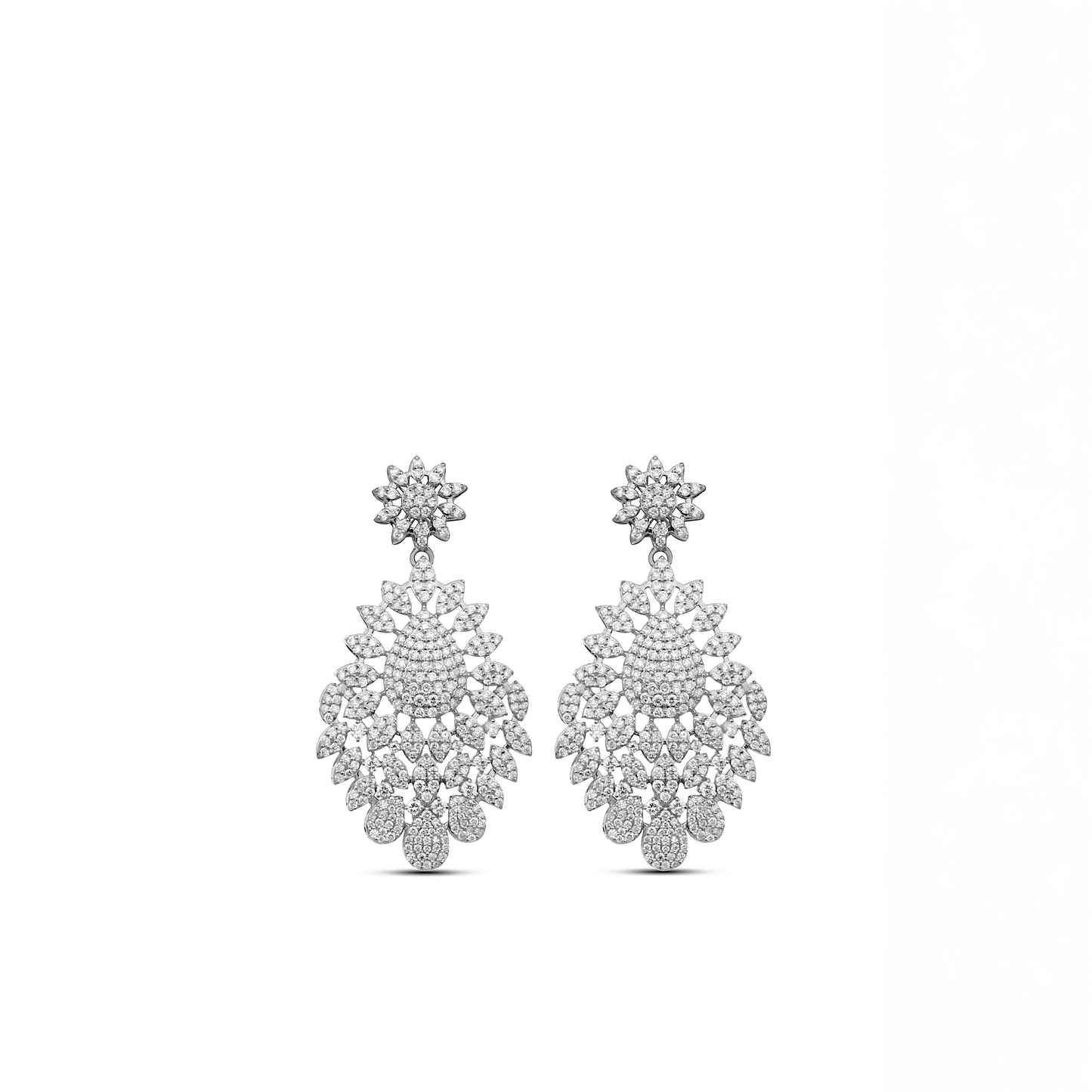 Olori Natural Diamond Drop Earrings in 18K Gold