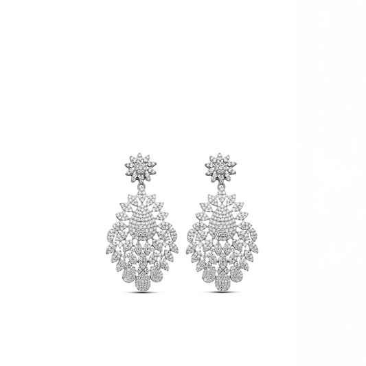 Olori Natural Diamond Drop Earrings in 18K Gold