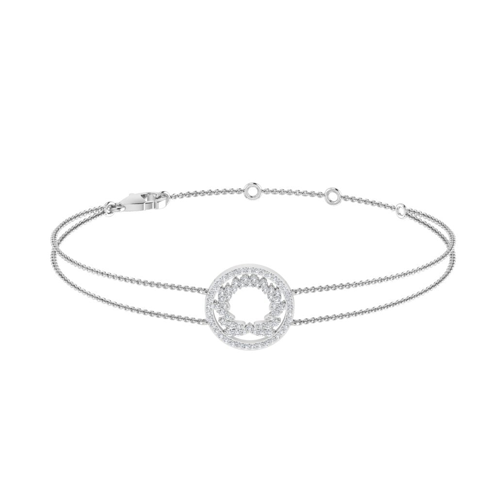 Eyana Moissanite Bracelet in 925 Sterling Silver