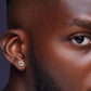 Tania Natural Black Diamond Stud Earrings