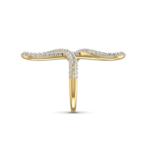 3D Oiza Infinie Diamond Ring in 18K Gold