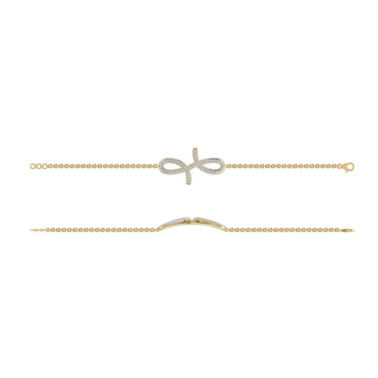 3D Oiza Infinie Diamond Bracelet in 18K Gold